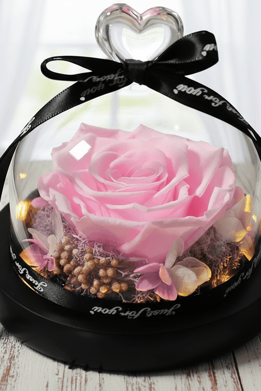 MINI PINK INFINITY ROSE